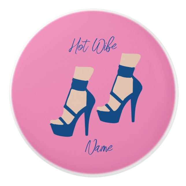 High Heel Shoel Thunder_Cove Keramikknauf (Vorderseite)