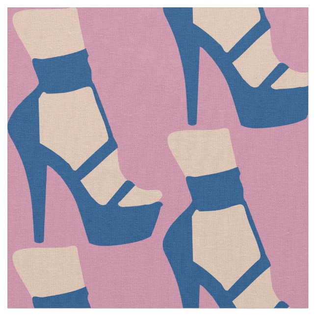 High Heel Shoel Thunder_Cove Stoff (Nahaufnahme)