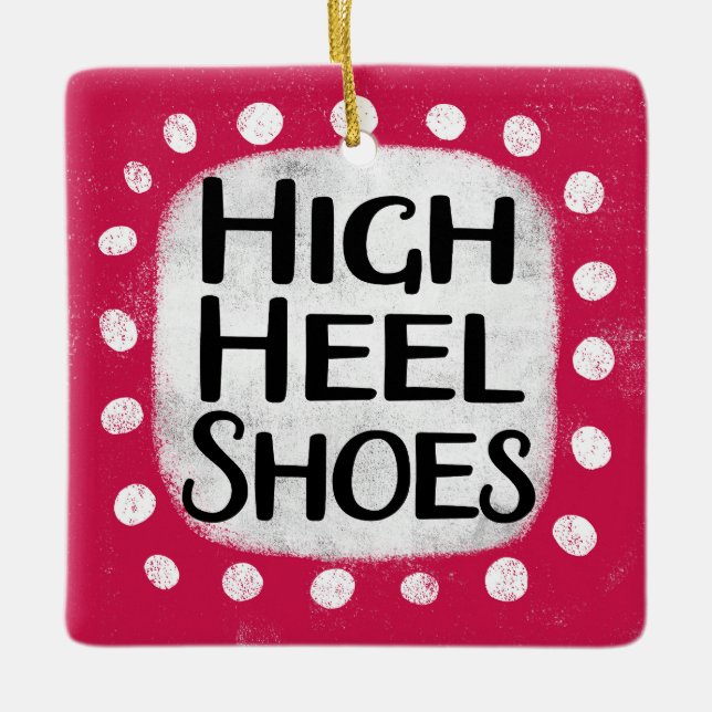 High Heel Shoes Ornament (Vorderseite)