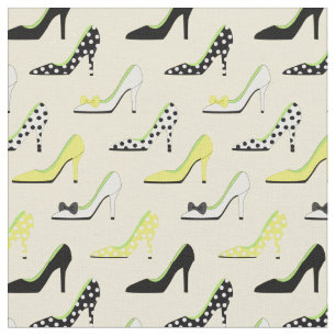 High Heel Yellow Chic Stoff