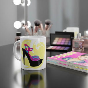 High Heels Extravagant Fashion Coffee Tasse