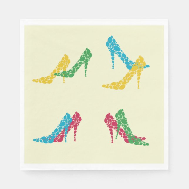 High Heels Paper Napkins Serviette (Vorderseite)