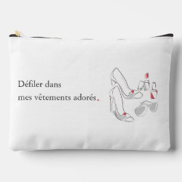 High Heels, Sonnenbrille: Line Art Kosmetiktasche Zubehörtasche