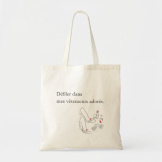 High Heels, Sonnenbrille: Line Art-Tasche Tragetasche