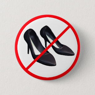 High Heels verboten! Button