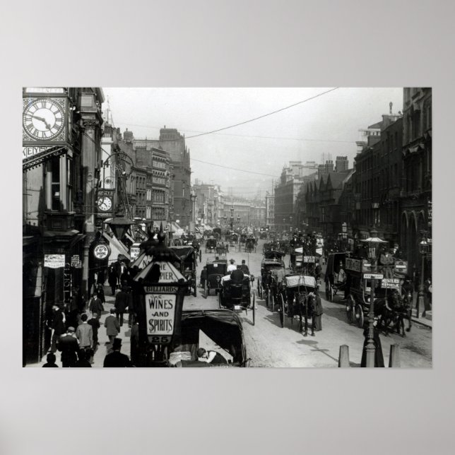 High Holborn, London, c.1890 Poster (Vorne)
