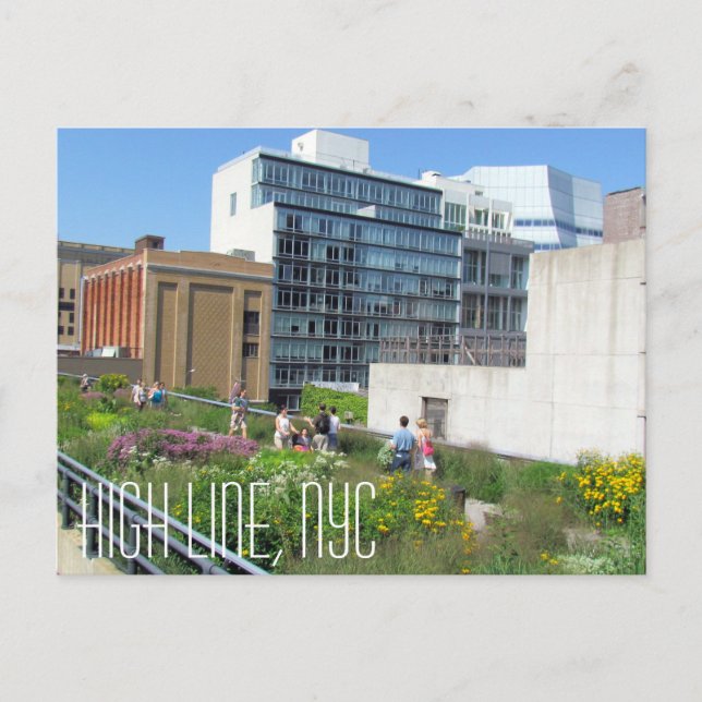 High Line NYC Postkarte (Vorderseite)