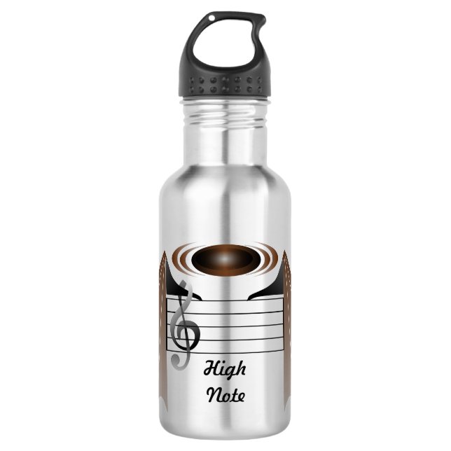 High Note Bat Favorite Song Trinkflasche (Vorderseite)