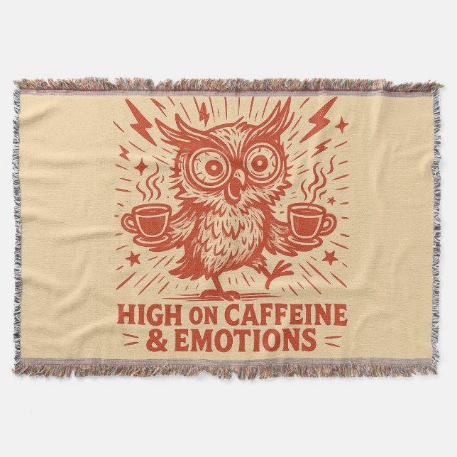 High on Caffeine & Emotions Decke (Vorderseite)