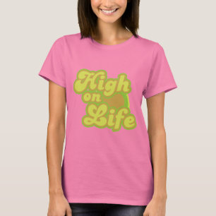 High on Life No to Drugs Retro T-Shirt