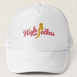 High on Polkas Logo Hat Truckerkappe