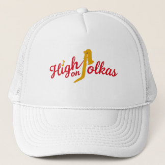 High on Polkas Logo Hat Truckerkappe