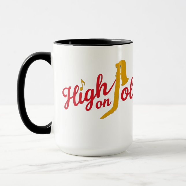 High on Polkas Logo Mug Tasse (Links)