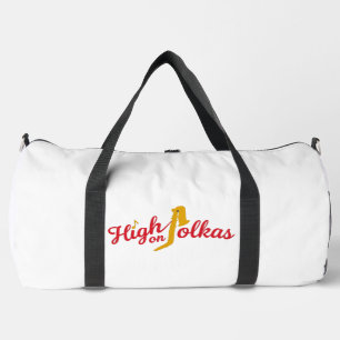 High on Polkas Logo-Tasche Duffle Bag