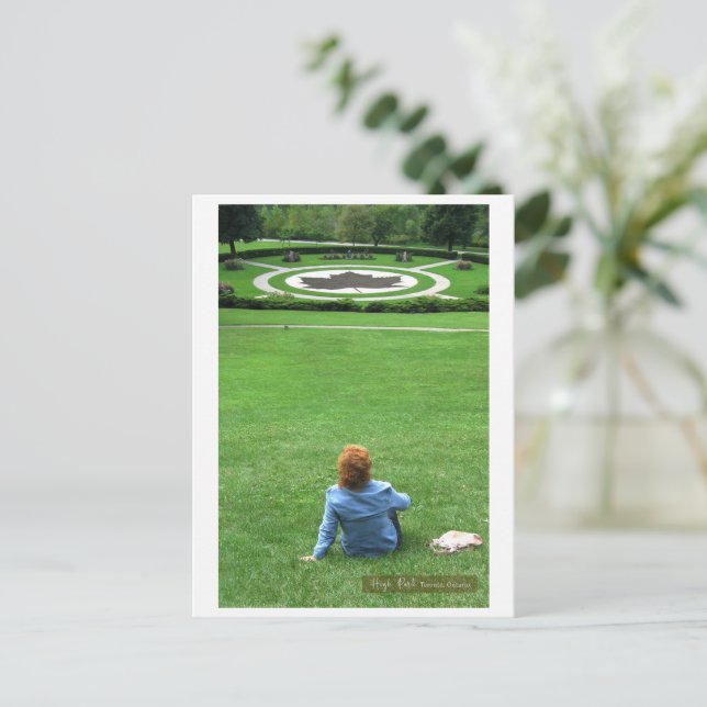 High Park Toronto Ontario Kanada Postkarte (Stehend Vorderseite)