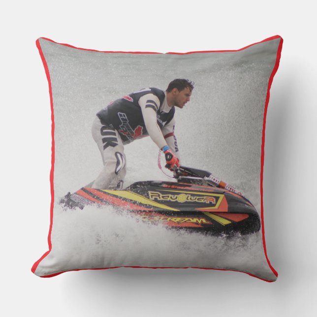 High Performance Jet Ski Decorative Pillow Kissen (Vorderseite)