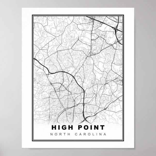High Point Karte Poster (Vorne)