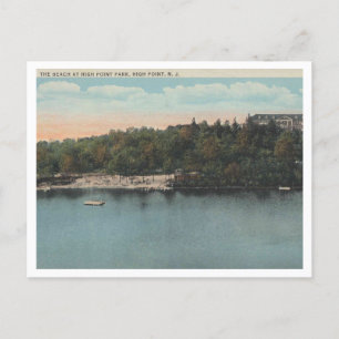 High Point NJ, The Beach, High Point Park in den 2 Postkarte