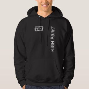 High Point North Carolina 743 Vorwahl Vintage Re Hoodie