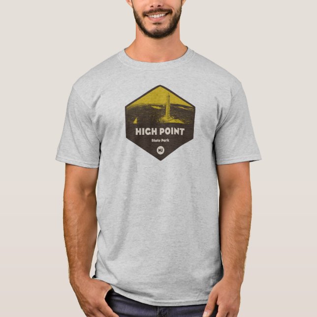 High Point Staat Park New Jersey T-Shirt (Vorderseite)