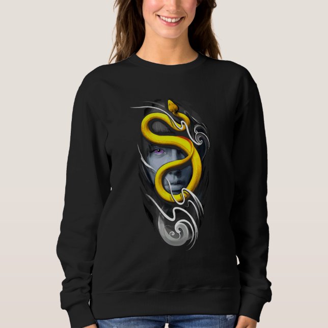 High Priestess Medusa Greek Mythology Sweatshirt (Vorderseite)