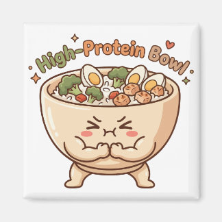 High-Protein-Schüssel Magnet