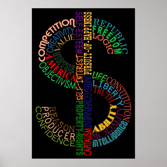 High Res Dollar Sign Poster (Vorne)