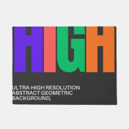 High-Resolution Abstract Art Fußmatte