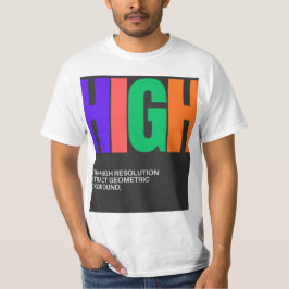 High-Resolution Abstract Art T-Shirt