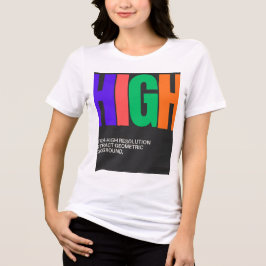 High-Resolution Abstract Art Tri-Blend Shirt