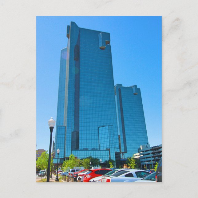 High Rise Fort Worth Postkarte (Vorderseite)