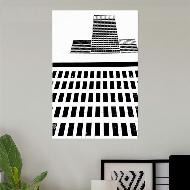 High Rise Windows Montreal Kanada Poster (Von Creator hochgeladen)