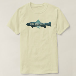 High Rock Lake North Carolina Fisch T-Shirt