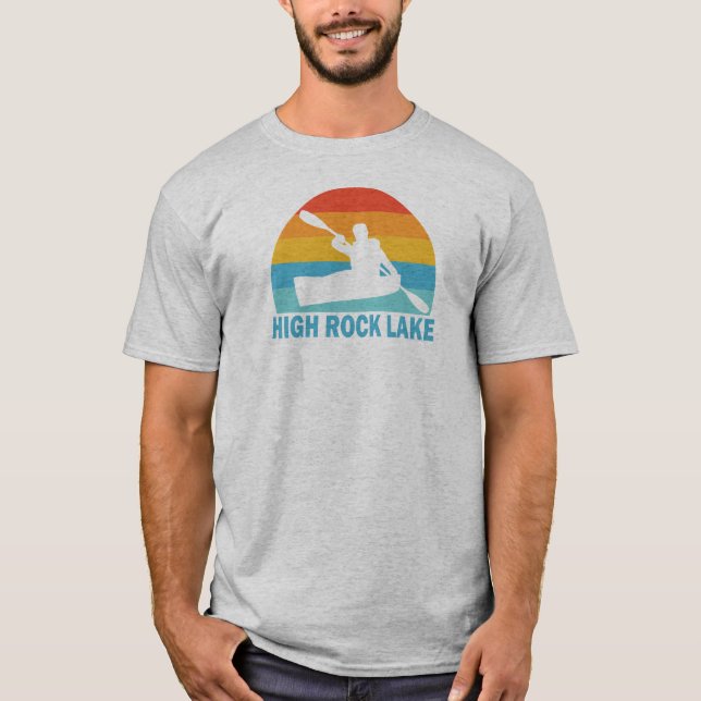 High Rock Lake North Carolina Kayak T-Shirt (Vorderseite)