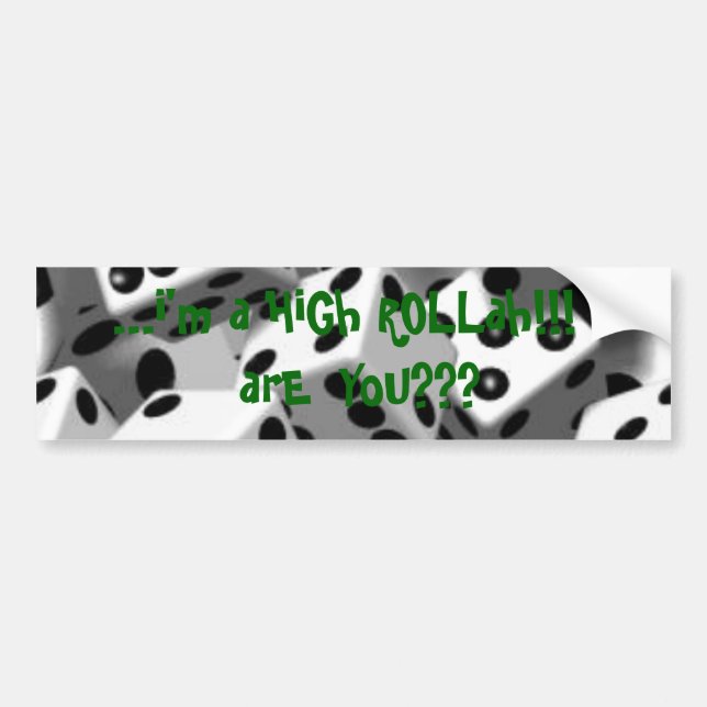 high_rollah_Bumper Aufkleber Autoaufkleber (Vorne)