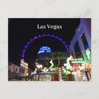 High Roller Riesenrad Las Vegas #5 Postkarte