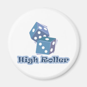 High Roller - Würfel-Spiele Magnet