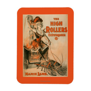 High Rollers Extravaganza "Mamie Lamb"-Spiel Magnet