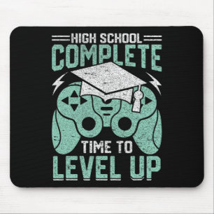 High School abgeschlossen Zeit, um Video Game zu v Mousepad