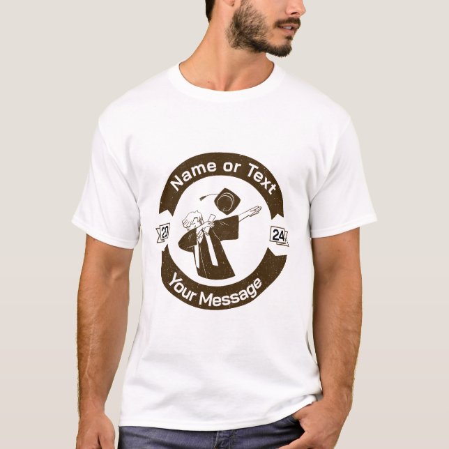 High School Abschluss Custom T-Shirt (Vorderseite)
