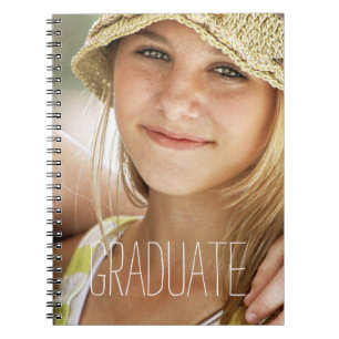 High School Abschluss Modernes Foto 2014 Graduate Notizblock