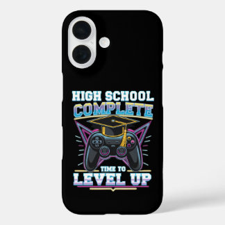 High School Complete Gamer Gaming Abschluss iPhone 16 Hülle