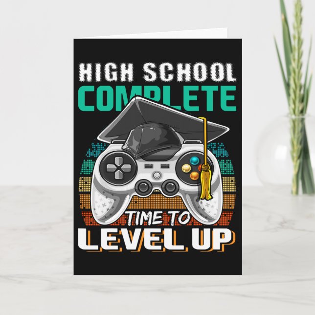 High School Complete Video Game Senior Abschluss Karte (Vorderseite)