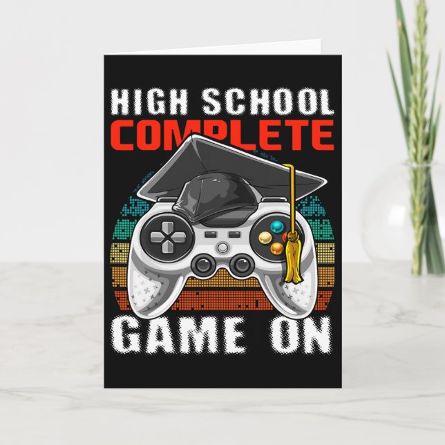 High School Complete Video Game Senior Abschluss Karte (Vorderseite)