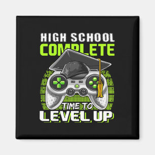 High School Complete Video Game Senior Abschluss Magnet