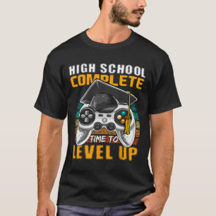 High School Complete Video Game Senior Abschluss T-Shirt