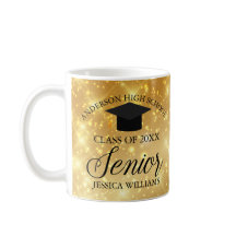 High School Girl Gold Sparkle Custom 2023