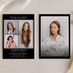 High School Graduation Announcement Cards Einladung<br><div class="desc">Get ready to celebrate with a modern graduation announcement! This sleek graduation ceremony invitation is the perfect way to invite family and friends to your graduation party and share your proud moment.</div>