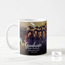 High School Group Class Photo Graduation Kaffeetasse