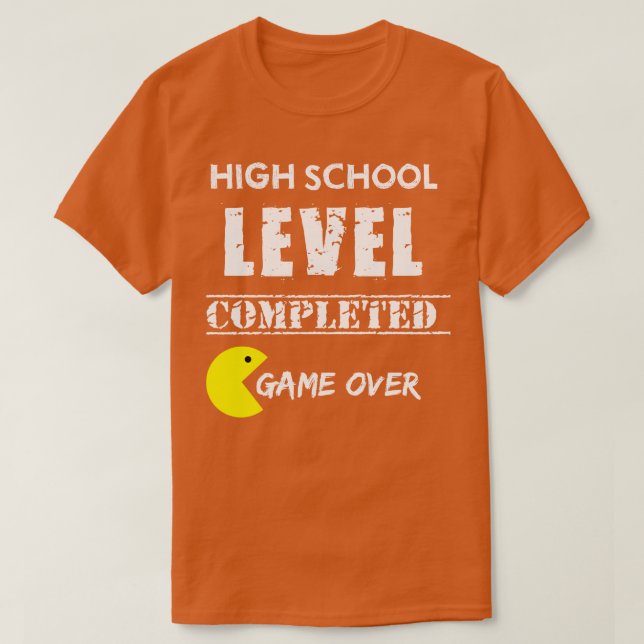 High School Level beendetes Spiel T-Shirt (Design vorne)